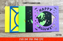 Halloween Confetti Shaker Card | Happy Halloween Card SVG Product Image 8