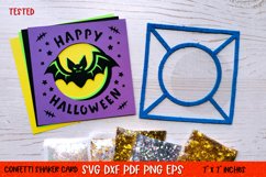 Halloween Confetti Shaker Card | Happy Halloween Card SVG Product Image 9