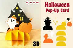 Halloween Pop Up Card SVGs | 3D Halloween Card|Cricut Pop Up