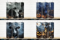 3D Halloween Spooky Cow Tumbler Wrap Bundle Product Image 5