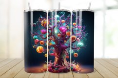 3D Halloween Eerie Tree 20oz/30oz Skinny Tumbler Product Image 1