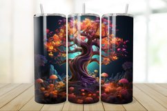 3D Halloween Eerie Tree 20oz/30oz Skinny Tumbler Product Image 1
