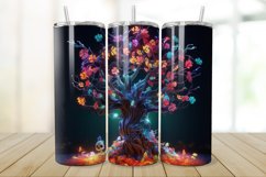 3D Halloween Eerie Tree 20oz/30oz Skinny Tumbler Product Image 1