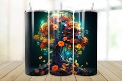3D Halloween Eerie Tree 20oz/30oz Skinny Tumbler Product Image 1