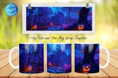 3D Halloween 11, 12 & 15 Oz Mug Sublimation Product Image 1