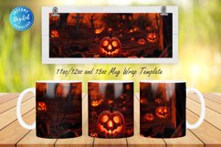 3D Halloween 11, 12 &amp; 15 Oz Mug Sublimation Product Image 1