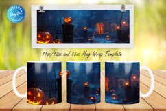 3D Halloween 11, 12 &amp; 15 Oz Mug Sublimation Product Image 1