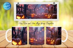 3D Halloween 11, 12 &amp; 15 Oz Mug Sublimation Product Image 1