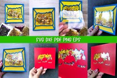 Halloween Pumpkin Confetti Shaker Card |Halloween Paper Cut Product Image 11