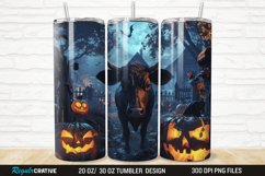 3D Halloween Spooky Cow 20/30oz Skinny Tumbler Product Image 1
