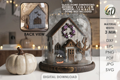 3D Halloween Stand Laser Cut. Halloween Standing Decor SVG Product Image 1