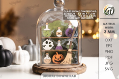 3D Halloween Stand Laser Cut. Halloween Standing Decor SVG Product Image 1