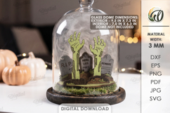 3D Halloween Stand Laser Cut. Halloween Standing Decor SVG Product Image 1