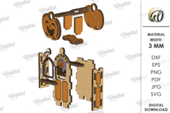 3D Halloween Stand Laser Cut. Halloween Decor SVG Product Image 3