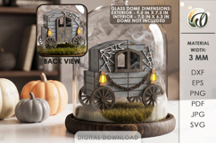 3D Halloween Stand Laser Cut. Halloween Standing Decor SVG Product Image 1