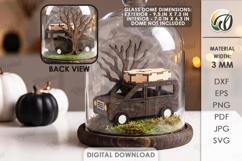 3D Halloween Stand Laser Cut. Halloween Standing Decor SVG Product Image 1