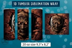 3d halloween tumbler wrap bundle | Sublimation tumbler wrap Product Image 8