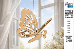 3D Butterfly Hanging Ornaments Laser Cut Bundle | Home Decor Product Image 3