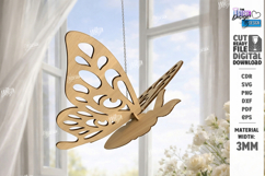 3D Butterfly Hanging Ornaments Laser Cut Bundle | Home Decor Product Image 6