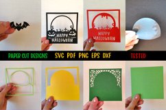 Happy Halloween Confetti Shaker Card | Halloween Card SVG Product Image 5