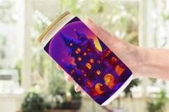 3D Haunted House Glass Can Wraps Product Image 2