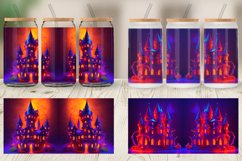 3D Haunted House Glass Can Wraps Product Image 4
