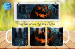 3D Haunted House 11, 12 &amp; 15 Oz Mug Sublimation Product Image 1