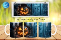 3D Haunted House 11, 12 &amp; 15 Oz Mug Sublimation Product Image 1