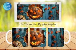 3D Haunted House 11, 12 &amp; 15 Oz Mug Sublimation Product Image 1