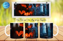 3D Haunted House 11, 12 &amp; 15 Oz Mug Sublimation Product Image 1