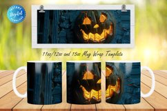 3D Haunted House 11, 12 &amp; 15 Oz Mug Sublimation Product Image 1