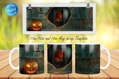 3D Haunted House 11, 12 &amp; 15 Oz Mug Sublimation Product Image 1