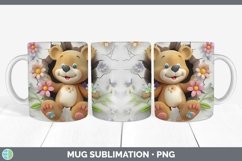 Gorgeous3D Hole in the Wall Mug Wrap design.