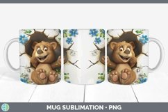 Gorgeous3D Hole in the Wall Mug Wrap design.