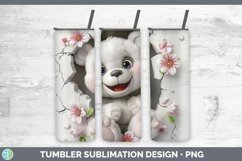 Gorgeous3D Hole in the Wall Tumbler design.