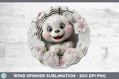 Gorgeous3D Hole in the Wall Wind Spinner design.