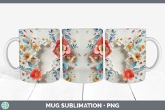 Gorgeous3D Hole in the Wall Mug Wrap design.