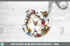 Gorgeous3D Hole in the Wall Keychain design.