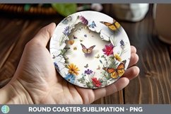 Gorgeous3D Hole in the Wall Round Coaster design.