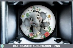 Gorgeous3D Hole in the Wall Car Coaster design.