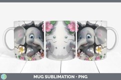 Gorgeous3D Hole in the Wall Mug Wrap design.