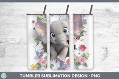 Gorgeous3D Hole in the Wall Tumbler design.