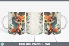 Gorgeous3D Hole in the Wall Mug Wrap design.