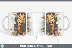 Gorgeous3D Hole in the Wall Mug Wrap design.