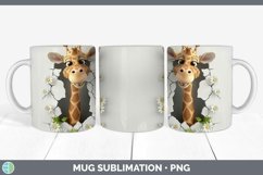 Gorgeous3D Hole in the Wall Mug Wrap design.