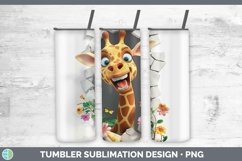 Gorgeous3D Hole in the Wall Tumbler design.
