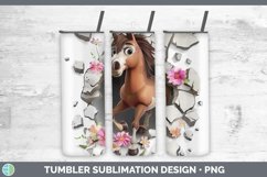Gorgeous3D Hole in the Wall Tumbler design.