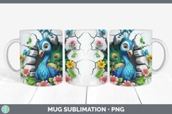 Gorgeous3D Hole in the Wall Mug Wrap design.