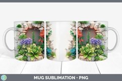 Gorgeous3D Hole in the Wall Mug Wrap design.