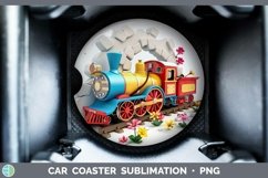 Gorgeous3D Hole in the Wall Car Coaster design.
